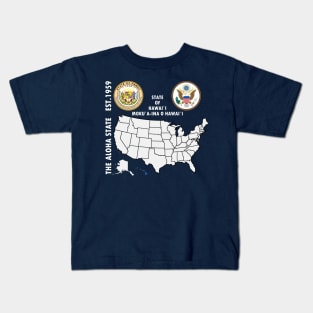 State of Hawaii Kids T-Shirt